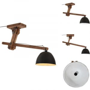 Vidaxl - Plafonnier 25 w noir 105x30x65-108cm E27 - Luminaire Suspendu - Lampadaire - Éclairage Intérieur - Plafond - Design Industriel