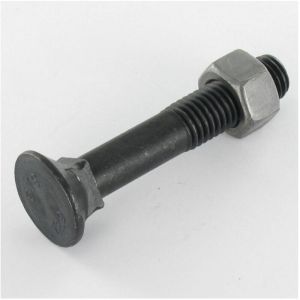 Vis Express - Boulon de charrue tfcc tête fraisée collet carré M12X70 Classe 12.9 Acier brut-50 pièces