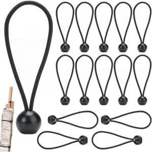 15 Pi&egrave;ces tendeur Elastique bache Piscine b&acirc;ches et Sangles,tendeurs bache Piscine tendeur,Elastique bache remorque,Corde Elastique pour bache pour
