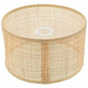 en Osier Abat- Jour en Rotin Lustre Abat- Jour Tiss&eacute; Plafonnier Couvre Clip sur Ampoule Abat- Jour pour Table Mur Plafond De' &eacute;tage Lampe--TRIMEC