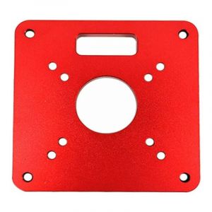 Aiducho - Plaque D'insertion Pour Table De Défonceuse Rt0700c, 120 x 120 x 8 Mm, En Aluminium, Pour Le Travail Du Bois