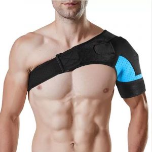 Support D'&eacute;paule Bras De Support D'&eacute;paule Sangle N&eacute;opr&egrave;ne Attelle &Eacute;paule &agrave; Bandage R&eacute;glable pour Tendinite &Eacute;paule Luxation Sport Blessure