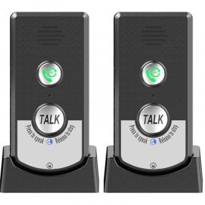 Lot De 2 Interphones Sans Fil Pour La Maison, Appelant Bidirectionnel, Interphone Vocal Portable Sans Fil Ultra Longue Distance Pour Personnes &acirc;G&eacute;Es,