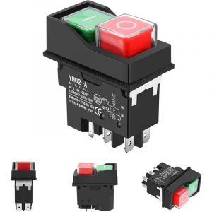 Interrupteur KJD17 5 Broches 16A 250V Interrupteur Betonniere Electrique,5PINInterrupteur Betonniere Electrique