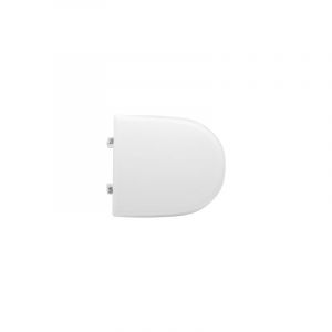 Dianhydro - Abattant wc pour wc Delta Navona 40 x 35,8 cm abattant wc blanc avec charnie'res fixes en fonte de bois