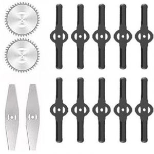 Accessoires pour tondeuses &agrave; gazon Lames de d&eacute;sherbeur &eacute;lectrique Lames de scie Manche t&eacute;lescopique l&eacute;ger pour la coupe du gazon, l'entretien de