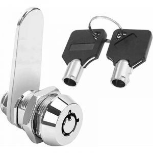 serrure &agrave; came tubulaire &agrave; filetage, serrure &agrave; cylindre verrou de s&eacute;curit&eacute; pour barillet bo&icirc;te aux lettres pour porte, tiroir, placard, bo&icirc;te aux