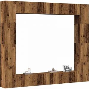 Vidaxl - Ensemble de meuble tv mural 8 pcs vieux bois bois d'ing&eacute;nierie