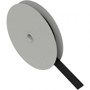 Hebotec 11-KE10005FRT Bande auto-agrippante pour grouper partie velours et partie agrippante (L x l) 5000 mm x 10 mm noir 5 m W726171
