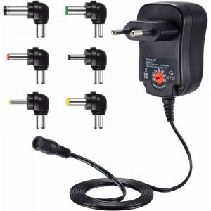 Adaptateur d'alimentation universel 12 W 3 V 4,5 V 5 V 6 V 7,5 V 9 V et 12 V, transformateur d'alimentation DC 220 V pour VTech Kidimagic Starlight