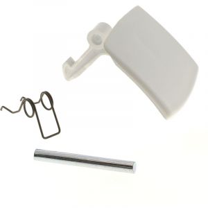 Poignee hublot blanche 00069637 - lave-linge