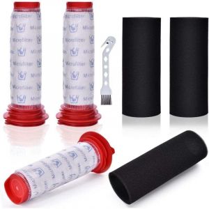 Lot de 3 Filtres de Rechange pour Bosch Aspirateur Vertical Accessoires sans sac Filtres en mousse pour Bosch Athlet Lithium Power 25,2 V BCH6L2560