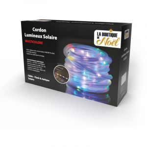 Cordon lumineux solaire - 10 m&egrave;tres - Multicolore