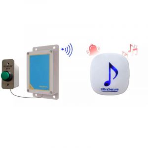 Ultra Secure - Kit sonnette sans-fil 600m avec carillon 35 mélodies bouton autonome haute résistance 'sonnez svp' (DA600+)