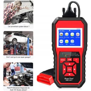 Tonysa - OBD2 Scanner Universel Lecteur de Code d'erreur de Moteur, Outil de Diagnostic Can pour Tous Les protocoles obd ii Voitures Depuis 1996