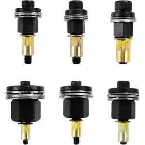 6 Pi&egrave;ces Riveteuse Pneumatique Kit de mandrin, Pince &agrave; Insert Filet&eacute;, Riveteuse manuelle, Adaptateur Riveteuse pour Ensemble de T&ecirc;tes de Rivetage