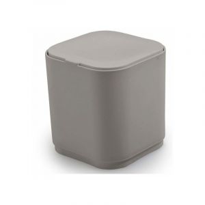 Mini Poubelle Carrée Pour Salle De Bains Beige 1.2L Agave