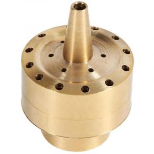 3/4" T&ecirc;te de pulv&eacute;risation en laiton dor&eacute; pour fontaine &agrave; eau de jardin, bassin, accessoire brumisateur