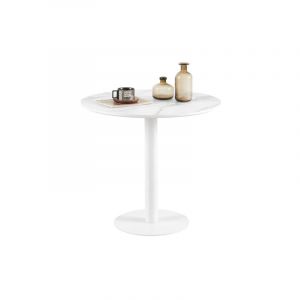 Table à Manger Ronde, Table Basse, Table de Bistro, Petite Table à Manger pour Cuisine, Salle à Manger, Salon, taverne, Minimaliste, Petite Table à