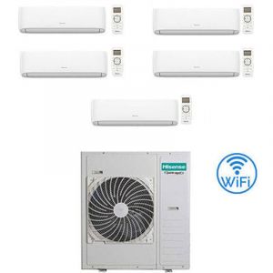 Climatiseur split Hisense Hi Comfort Wifi R32 Penta Inverter 7000 + 7000 + 7000 + 9000 + 9000 BTU avec certification EU 5AMW125U4RTA