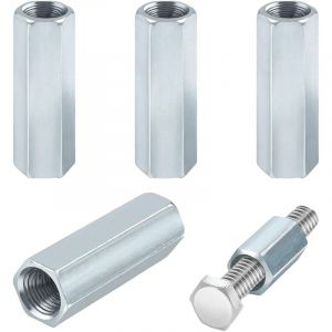 4 Pièces Écrou Long Hexagonaux,Ecrou Long M8,EcrouM8,Entretoise M8,Acier Inoxydable 304,Hexagonal Manchon De EntretoiseM8 30mm En Acier Au