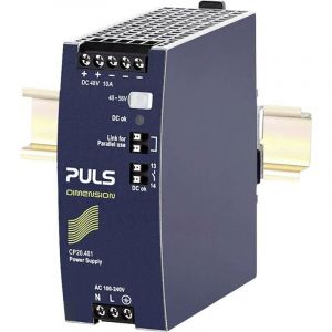 PULS CP20.481 Alimentation rail DIN 48 V 10 A 480 W Nbr. de sorties:1 x Contenu 1 pc(s) Q607602
