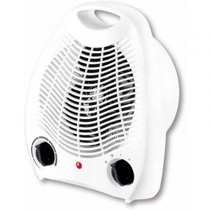 Radiateur soufflant &eacute;lectrique ,R&eacute;chaud &eacute;lectrique,1000W / 2000W , Thermo Convecteur &agrave; Air Chaud 2 Pouvoirs Bouton Intuitif, Silencieux, Portable