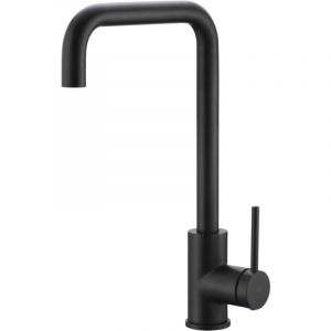 Mice Collection - Mice - Robinet de cuisine, robinet d'évier monocommande avec cartouche en céramique ø 35 mm - Robinet de cuisine élégant - Noir Mat