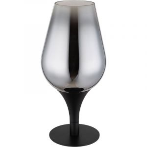 Globo - Lampe de table lampe de table lampe de chevet lampe de salon en verre chrom&eacute; h 31 cm