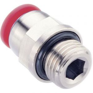 Imi Norgren Raccord droit C02250618 Filetage ext&eacute;rieur: 1/8' &oslash; de tuyau: 6 mm 1 pc(s) S65613