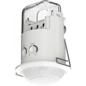 1030202 pira T6 mini de d&eacute;tecteur de mouvement compact pour l'int&eacute;rieur 200 w led angle de d&eacute;tection rond 360&deg; &oslash; 6 m temp - Theben