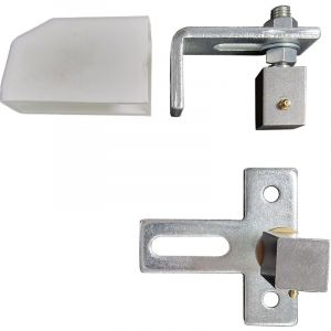 Klose Besser - Pivot de Portail Acier à Visser Pour Tube de 30x30 mm carré Acier 25 x 25 mm