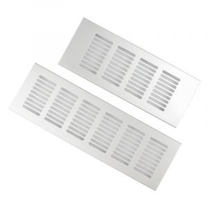 2PCS Grille de Ventilation Rectangulaire, Grille D'aération Rectangulaire, Grille D'aération, Grille Ventilation Rectangulaire, Grille d Aeration