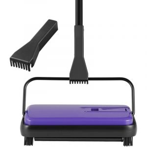 Mophorn Balai m&eacute;canique avec largeur de balayage de 170 mm, con&ccedil;u pour les sols et tapis, dot&eacute; d'un bac &agrave; poussi&egrave;re de 300 mL facile &agrave; vider.