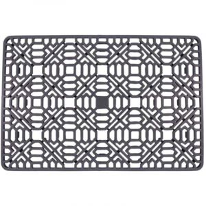 Tapis D &Eacute;vier Protecteur Cuisine Acier Inoxydable Porcelaine Silicone Antid&eacute;rapant R&eacute;sistant Chaleur