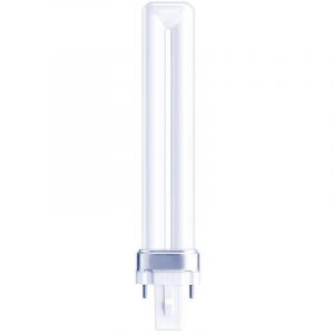 Ampoule basse consommation dimmable G23 PL-S (9W 6500K 600lm) IP20 16,5x1,65cm blanche