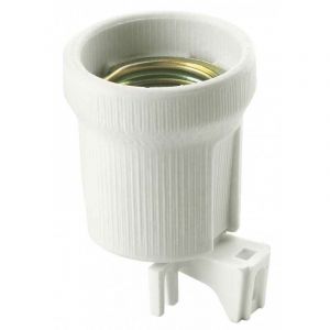 02174.S Abat-jour E27 Corps en porcelaine &Oslash; 43 mm