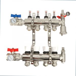 Hora - Collecteur plancher chauffant hydraulique Nourrice Comsi Taille - 4 sorties