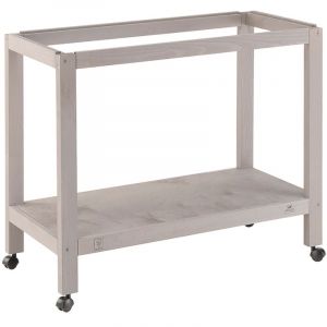 Ferplast SUMET 80 WOOD Support en bois pour cage &agrave; canaris et oiseaux exotiques Piano 6. Variante SUMET 80 WOOD - Misure: 81 x 40.5 x h 70 cm -