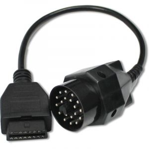 OBD2 C&acirc;ble adaptateur 20Pin BMW Edibas &agrave; 16Pin Appareil de diagnostic OBD adapt&eacute; aux anciens mod&egrave;les compatible avec BMW 1982-2002