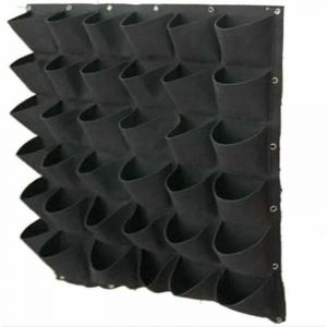 Sac &agrave; Plantes Mural 36 Poches - Sac De Plantation Vertical - Jardini&egrave;re Design &agrave; Suspendre - Mur V&eacute;g&eacute;tal Ext&eacute;rieur - Jardin Mural Souple en Feutre