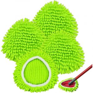 Ccykxa - 4 pcs Têtes de Balai Serpillère de Recharge Microfibre, Balais Serpillères Réutilisables Compatible avec Vileda Turbo 2 en 1 EasyWring&Clean