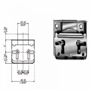 Serrure pour meubles E 45 M42 Meroni