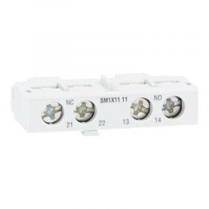 Contact auxiliaire Lovato montage frontal 1NO+1NC SM1X1111