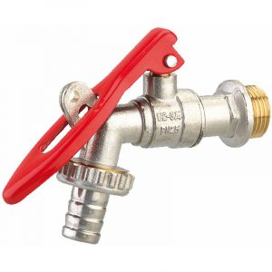 Guareski - Robinet puisage Chrome cadenassable 1/4tour Mâle 1/2 Nez 3/4