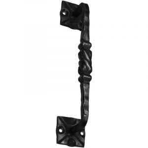 Poign&eacute;e pour porte ou portail 310x50mm - DECO FER FORGE
