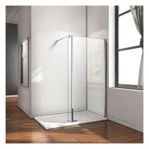 Aica Sanitaire - aica Paroi de douche 60x200cm avec retour pivotant fixe douche à l'italienne