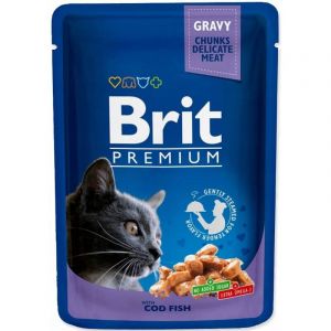 Premium cat Adult Cabillaud (sachet) 100 g - Brit