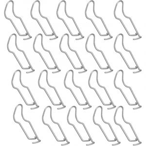 CCYKXA Lot de 40 pinces en argile pour tuteurs de plantes - Pour la construction de treillis - Plantes d'int&eacute;rieur - Tomates - Cages &agrave; plantes