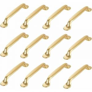 12 Pi&egrave;ces Poign&eacute;e Meuble Dor&eacute; Poignee de Meuble Cuisine Dor&eacute; Poign&eacute;es de Placard Tiroir Poign&eacute;es de Placard Tiroir Chambre Dor&eacute; Cuisine Armoire Porte